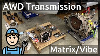 AWD Matrix/Vibe Transmission, Transfer Case, CV Axle Removal TIPS and TRICKS. Don’t make my MISTAKES