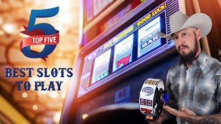 TOP 5 🎰 BEST SLOTS to play 😱 From a Slot Tec