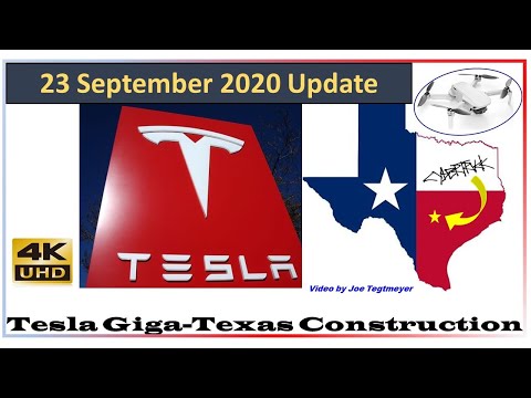 Tesla Gigafactory Texas 23 September 2020 Construction Update