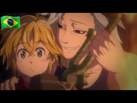 Como Ban ganhou sua marca no pescoço - nanatsu no taizai (temporada 1) | dublado PT - BR