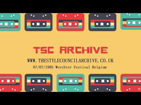 The Style Council Live @ The Werchter Festival Belgium 07/07/1985