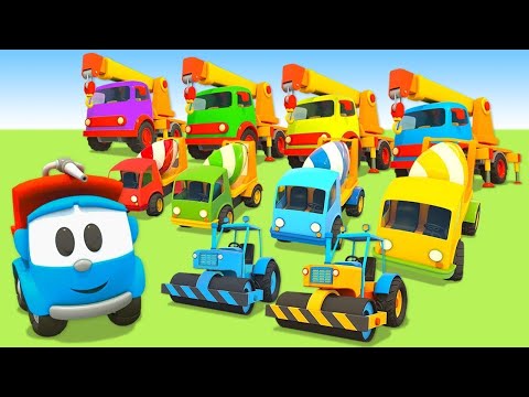 Car cartoons for kids & street vehicles for kids - Leo the Truck cartoon full episodes in English.