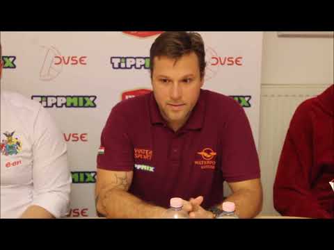 DVSE-Master Good  - Kaposvári VK mérkőzés utáni sajtótájékoztató