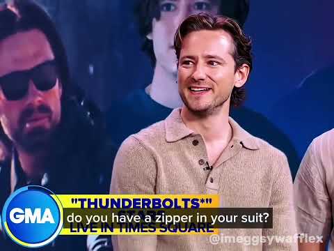 Florence Pugh calling out Lewis’s big dick 🍆 while he blushes on #GMA