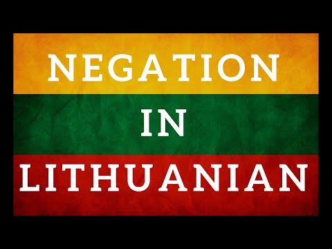 Negation in Lithuanian