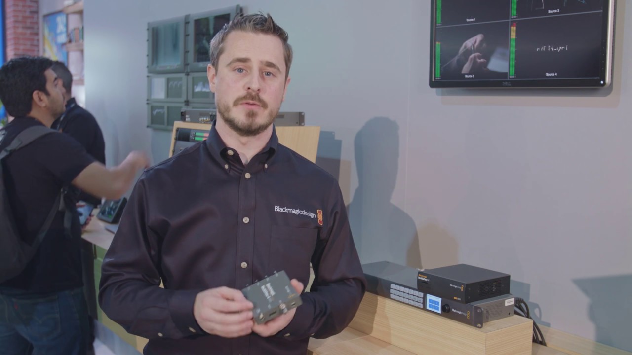 Watch video Blackmagic Multiview 4 HD Now Blackmagic Multiview 4 HD