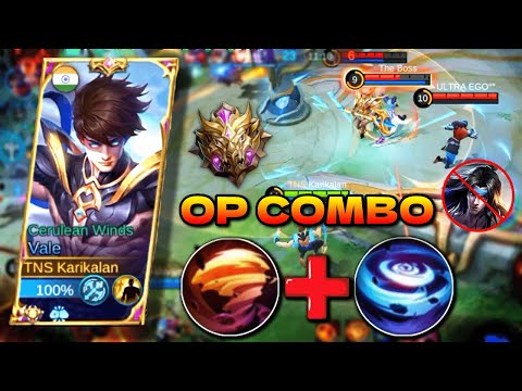 VALE BEST COMBO FOR BEST DAMAGE 2023 💥YOU CAN TRY IT💯MLBB