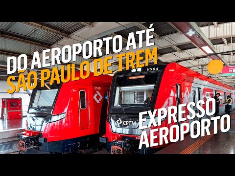 DO AEROPORTO DE GUARULHOS ATÉ SÃO PAULO DE TREM - Expresso Aeroporto da CPTM - Segundo vídeo