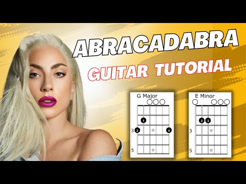 Abracadabra Lady Gaga Guitar Tutorial