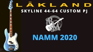 Video thumbnail for LAKLAND Skyline 44-64 Custom PJ // NAMM 2020 by Rumblin Man