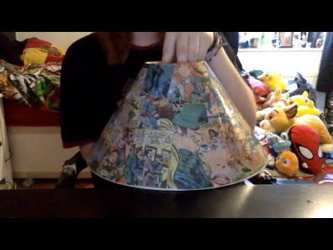DIY comic book lampshade with SuperShan