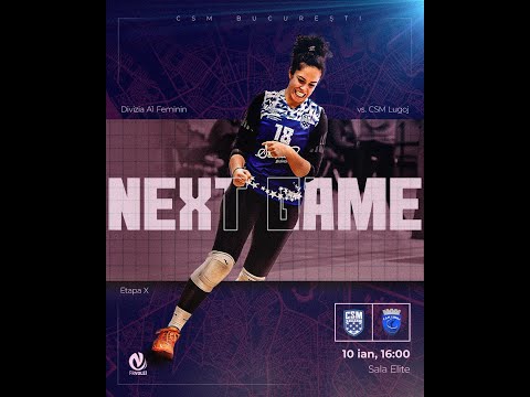 LIVE | 𝐂𝐒𝐌 𝐁𝐮𝐜𝐮𝐫𝐞𝐬𝐭𝐢 🆚️ CSM Lugoj | Volei A1F