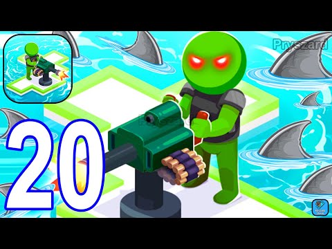 War of Rafts: Crazy Sea Battle - Gameplay Walkthrough Part 20 Raft Army Commander (Android,iOS) - YouTube