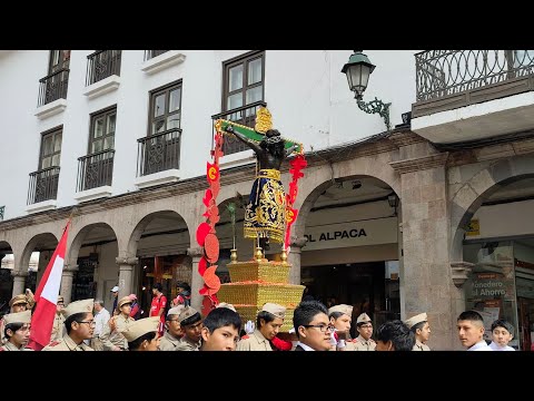 Semana Santa 2026 en Cuzco (Perú) Lunes Santo Procesión de la Réplica del Cristo de los Temblores 