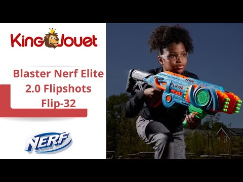 Blaster Nerf Elite 2.0 Flipshots Flip-32, Nerf et jeux de tir