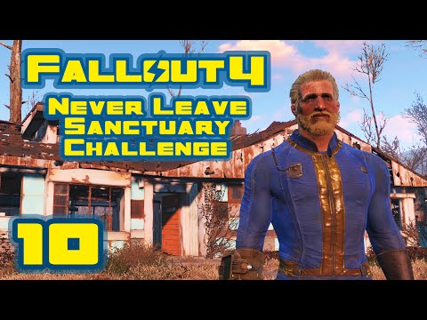 Let's Play Fallout 4: Never Leave Sanctuary Challenge - Part 10 - Resources At Last!