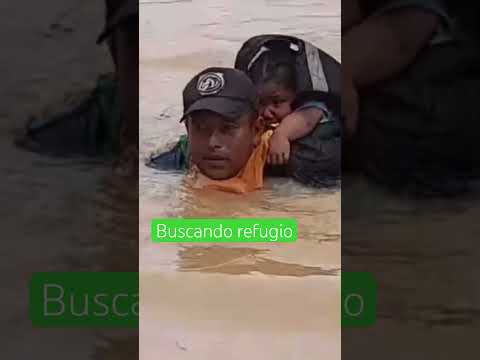 Reportan crítica situación de inundación en el sector los Campanos, Villanueva, Valencia Córdoba.