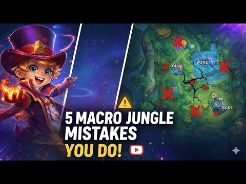 5 Macro Jungle Mistakes You Do That Lose Games | MLBB Jungle Guide