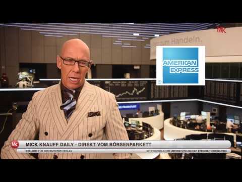 American Express: Darum steigt der Aktienkurs bei sinkenden Gewinnen! Mick Knauff Daily - 09.01.2017