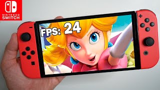 FPS Test of Princess Peach Showtime! on Nintendo Switch and Technical Review