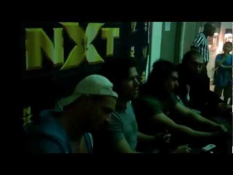 WWE NXT Briley Pierce, Brad Maddox, Derrick Bateman, Mason Ryan at WPB National Guard Armory