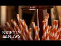 Paper Or Plastic? Inside The Heated Debate Over Drinking Straws | NBC Nightly News