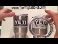BEWARE how to spot fake counterfeit knockoff YETI Rambler Tumbler BEWARE how to spot fake counterfeit knockoff YETI Rambler Tumbler