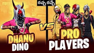 Dhanu Dino vs pro players 1 vs 4 clash squad custo