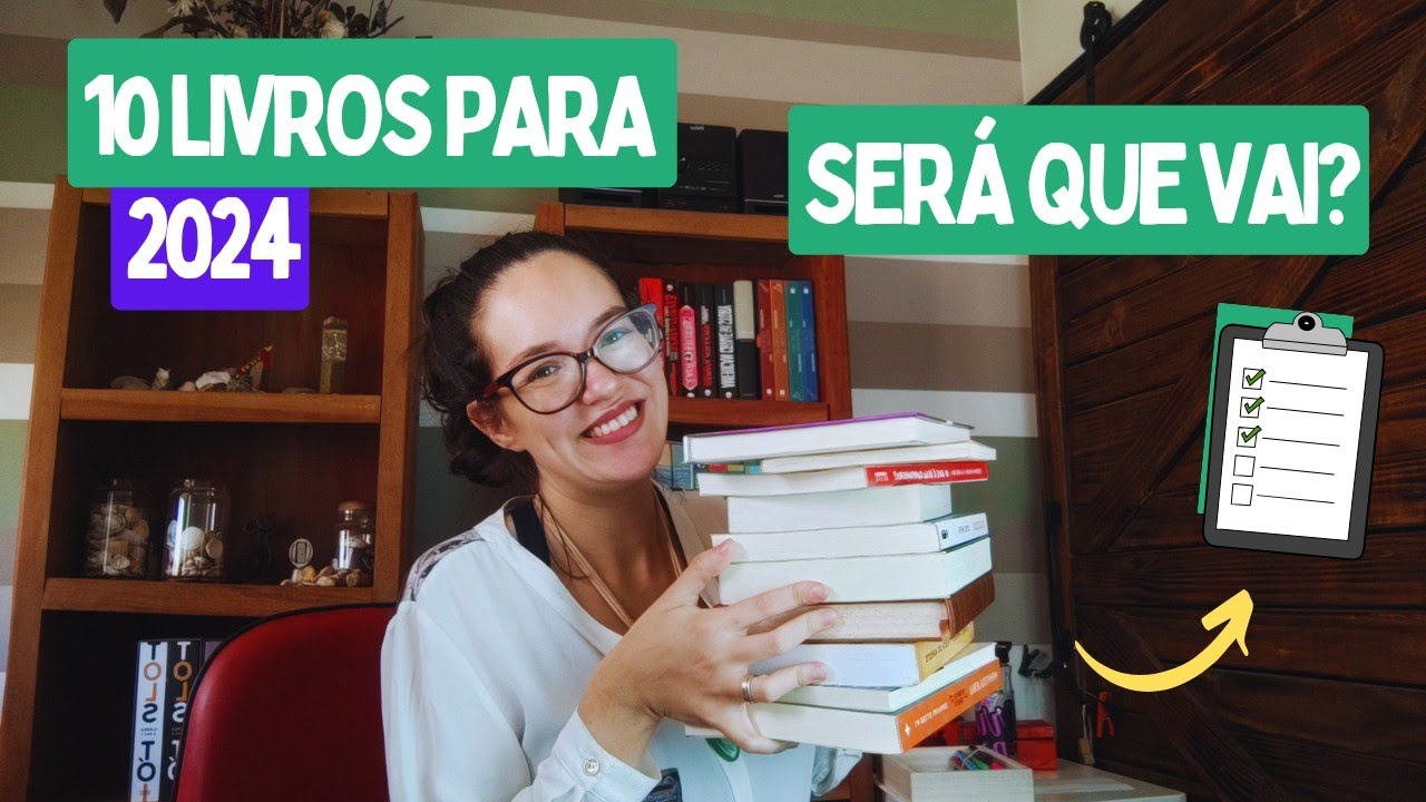 10 LIVROS PARA 2024, mais uma meta pra conta || Camila Nowacki