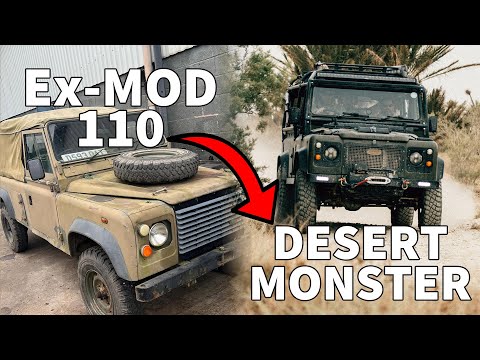 FULL BUILD: Restoring an Ex-MOD Land Rover Defender 110 into an African Desert Overland Beast