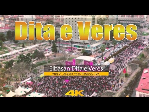 ELBASAN, ALBANIA , SUMMER DAY , Dita e Veres Elbasan 2019 (4K)