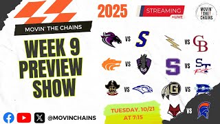 Week 9 Preview Show | 2025 South Carolina High School Football