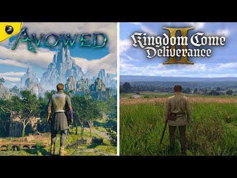 Avowed vs Kingdom Come Deliverance 2 - Details & Graphic Comparison