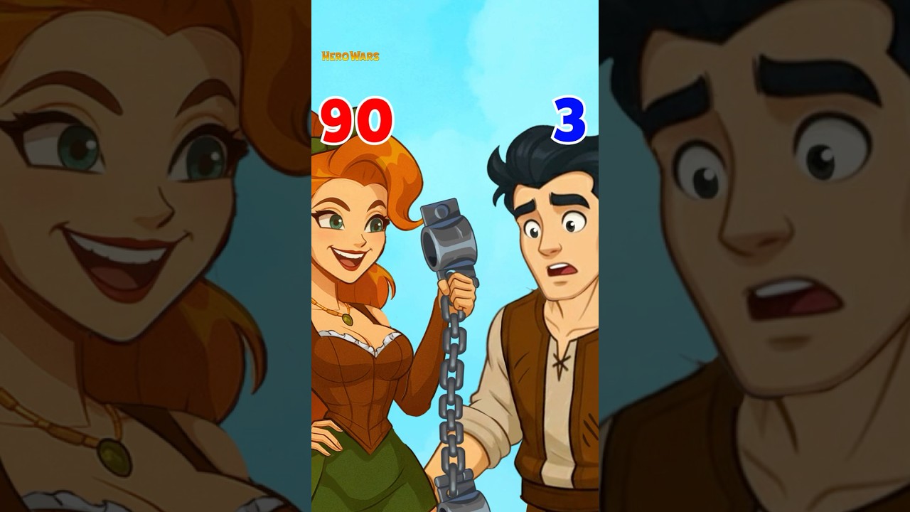 #ヒーローウォーズ – カップル修羅場クエスト💔😂  #games #herowars