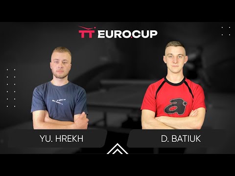 11:00 Yurii Hrekh - Dmytro Batiuk 09.11.2025 TT Euro.Cup Ukraine Master.TABLE 4