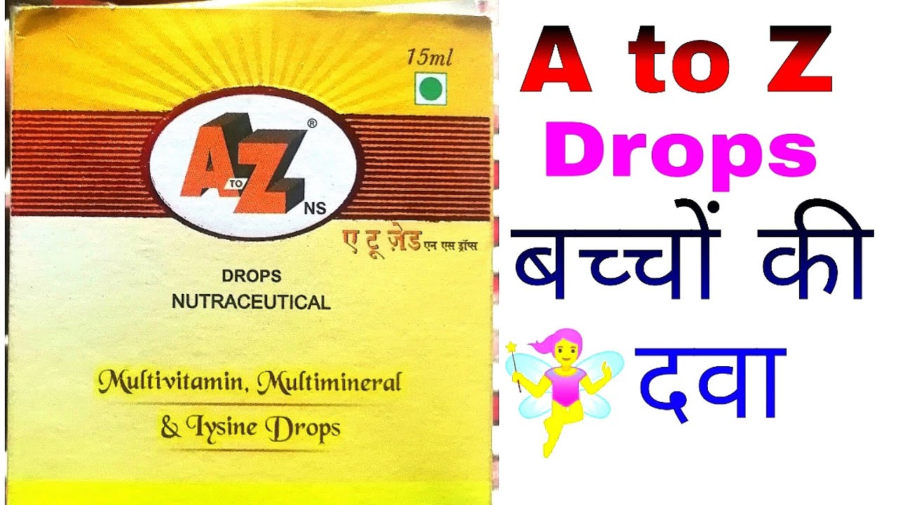 A to Z NS drops for baby | Multivitamin Multimineral & Lysine drops