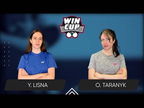 07:00 Yaroslava Lisna - Olena Taranyk 14.05.2025 WINCUP Women Professional. TABLE 1