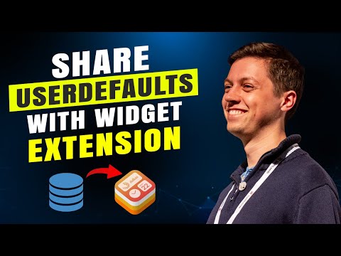 Share UserDefaults/@AppStorage with Widgets