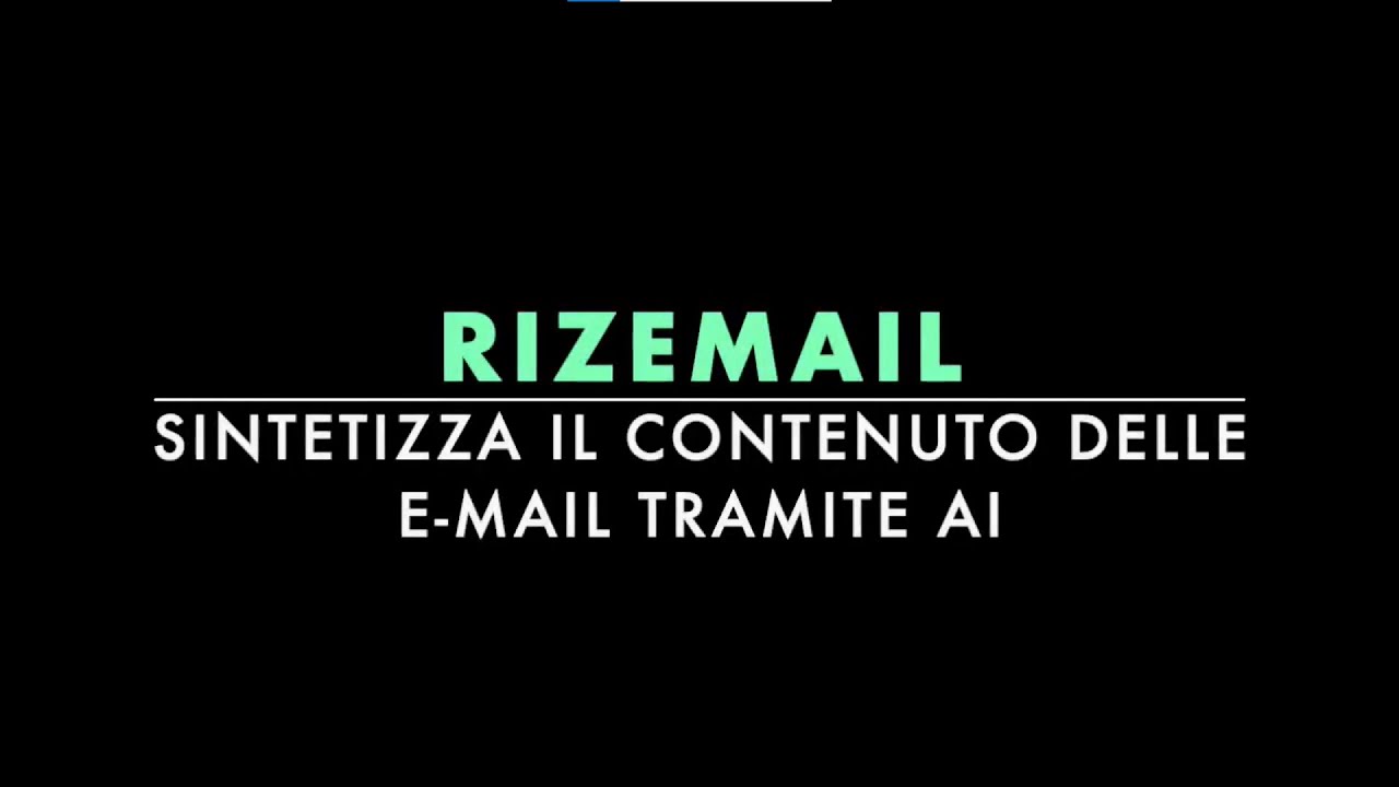 Rizemail tutorial