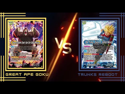 DBS Set 21 Weekly Locals - Reboot Kid Goku vs Trunks Reboot : Reboot decks clash