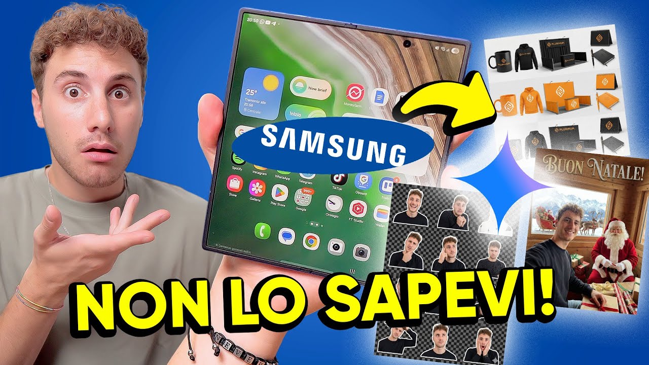 È NASCOSTO nel tuo SAMSUNG! Provo GEMINI NANOBANANA 🍌 su Galaxy: come CREARE PROMPT PERFETTI