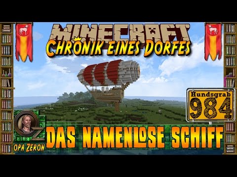 Minecraft #984 -Chronik eines Dorfes- Das namenlose Schiff [HD+Deutsch]