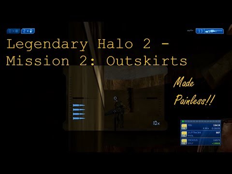 Deathless/Painless/Exploitless Legendary Halo 2 - Mission 2: Outskirts