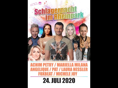 Schlagernacht im Rheinpark am 24.07.2020