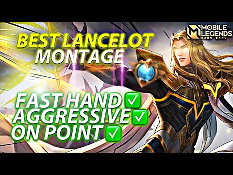 LANCELOT MONTAGE FASTHAND SUPER AGGRESSIVE TOP GLOBAL LANCELOT RENZ REY | MOBILE LEGENDS