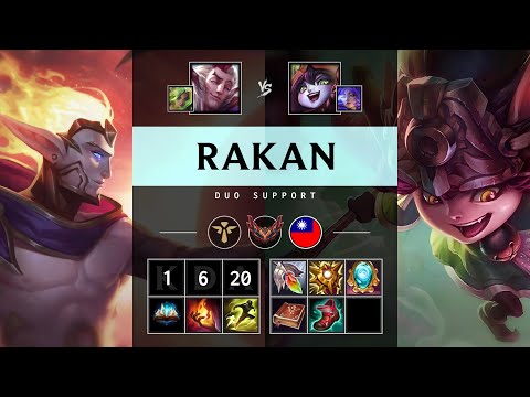 Rakan Support vs Lulu - TW Grandmaster Patch 25.18