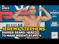 Jeremy Stephens Shaves Beard, Head to Make Weight at PFL 4 - MMA Fighting