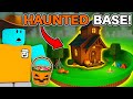 I Built A HAUNTED HOUSE Base In 99 Nights In The Forest UPDATE