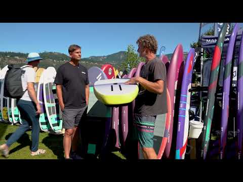 Fanatic talk about their new 2023 TE boards at the AWSI // Foiling Magazine