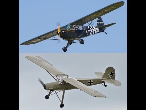 The Last Dogfight: Piper L-4 Grasshopper vs.  Fieseler Fi-156 Storch